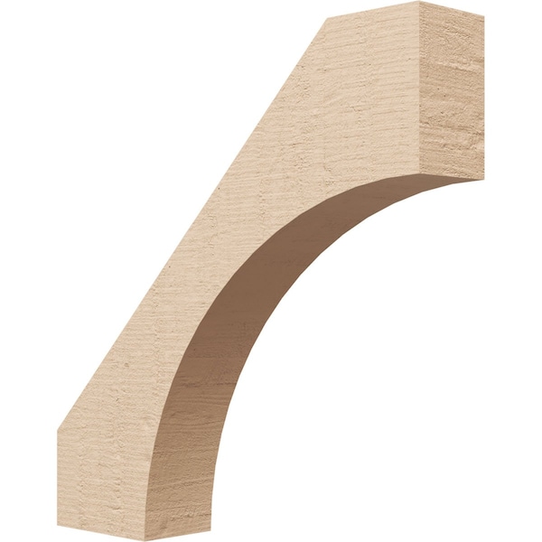 Ekena Millwork 3-inch W x 16-inch D x 16-inch H Westlake Rough Cedar Woodgrain TimberThane Knee Brace, Primed BRCUR03X16X16WTLRCPR - main